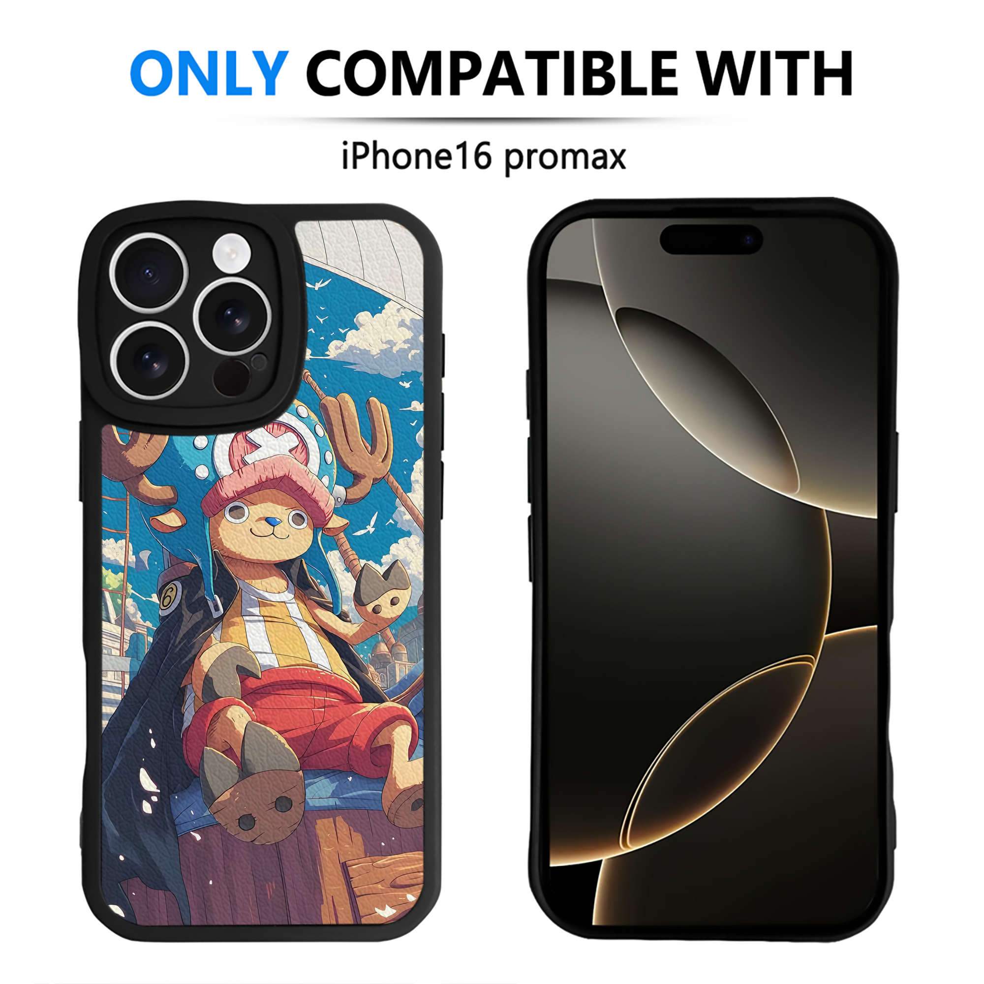 （画像用） ワンピース ONE PIECE 【iPhone 16シリーズ対応】シリコンスマホケース（レザー調） 材質：シリコン